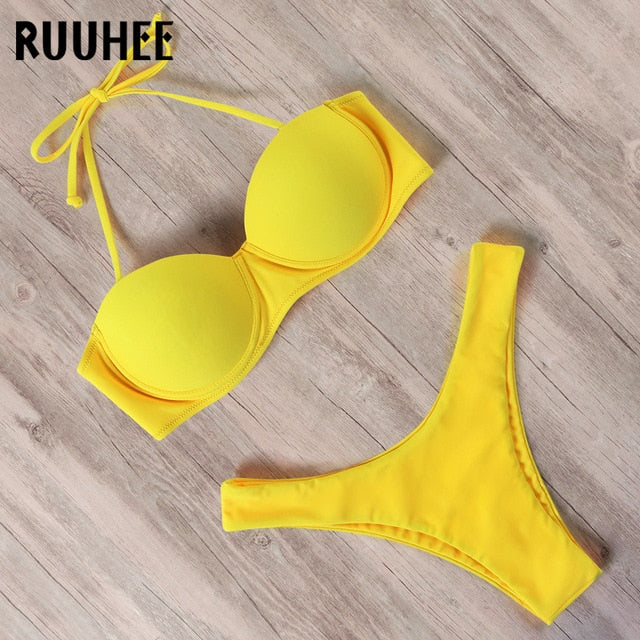 Brazilian Bikini Set Push Up Bathing Suit