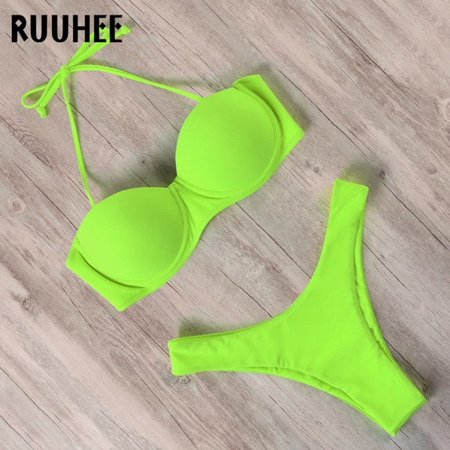 Brazilian Bikini Set Push Up Bathing Suit