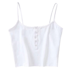 Hollow Out Crop Top Camisoles streetwear